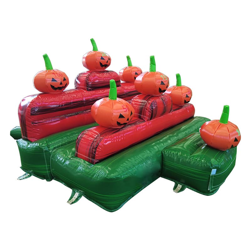 Inflatable Hoopla Game with Pumpkin Design